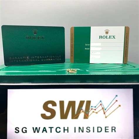 new rolex warranty card.